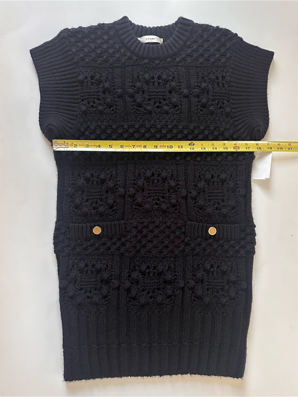 FRAME
Mixed Stitch Knit Sweater Dress - Picture 11 of 12
